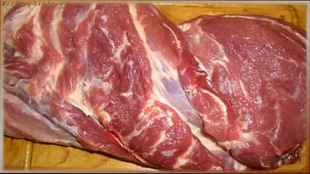 подготавливаем мясо свинины для шашлыка