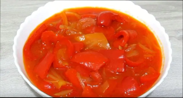 рецепт сладкого лечо по-болгарски в томатном соке