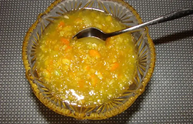 рецепт варенья из кабачков с апельсином и имбирем