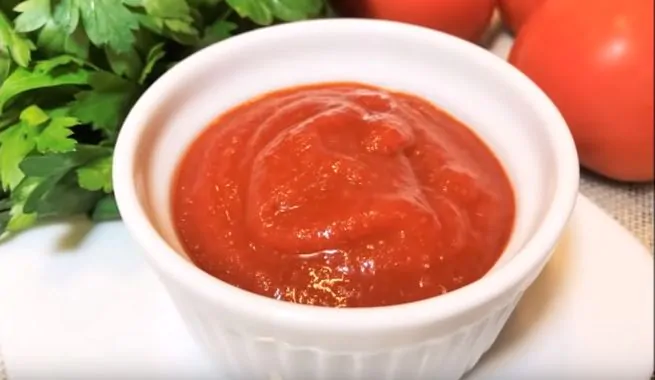 ароматный чесночный кетчуп