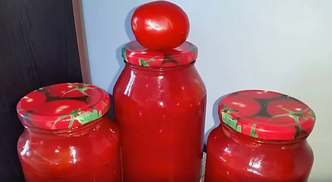 вкусный томатный сок на зиму