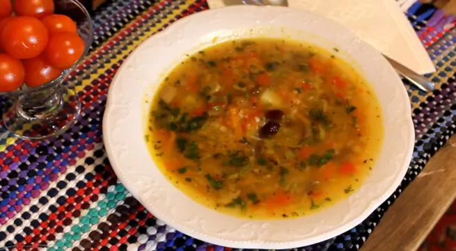 Монастырскоий суп без мяса